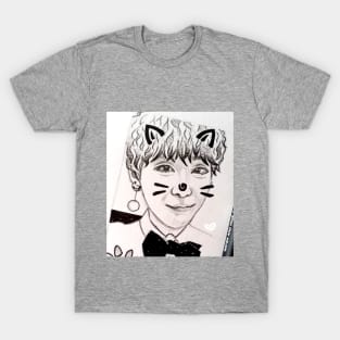 Yoongi Cat Filter T-Shirt